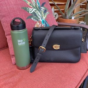 Coach Branch Leather handle bag with crossbody strap